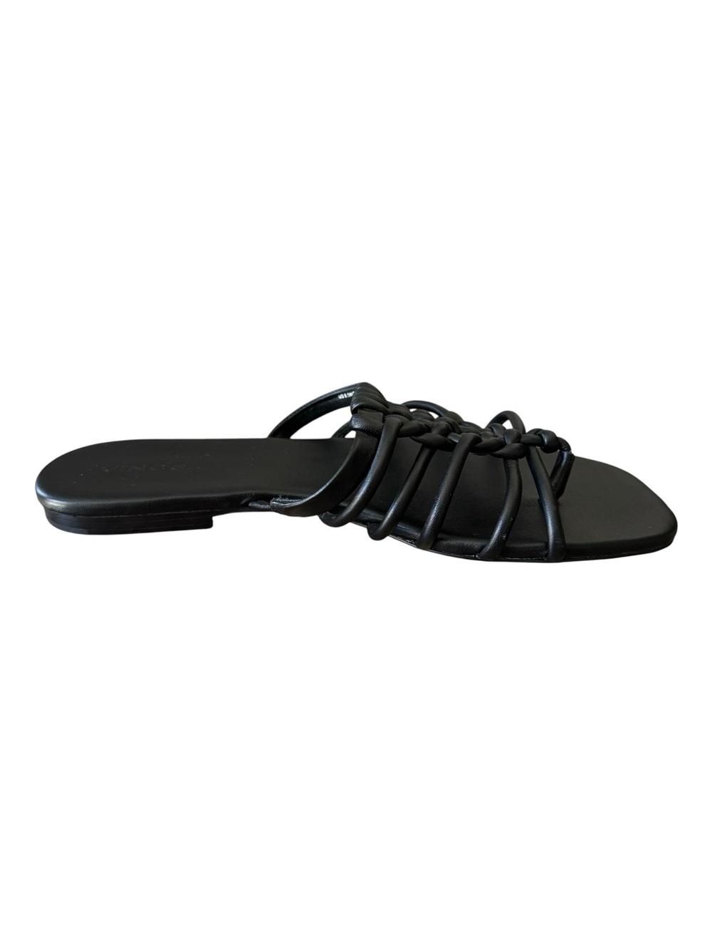 🆕 VINCE Dae Woven Strappy Flat Sandal Slides - Picture 3 of 8